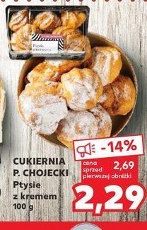 Ptysie z kremem Chojecki promocja