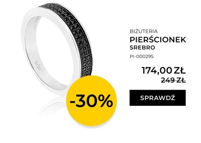 Pierścionek srebro promocja w Briju
