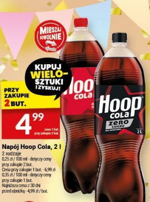 Napój Hoop Cola, 2 l promocja w Twój Market