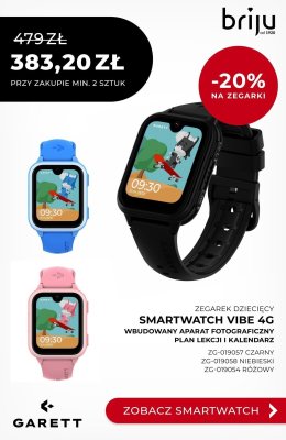 Smartwatch dziecięcy Vibe 4G, niebieski promocja w Prezenty
