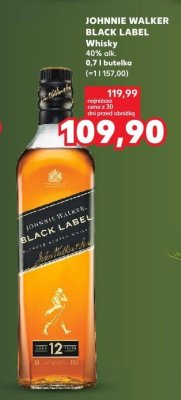 Whisky Johnnie Walker Black Label promocja w Kaufland
