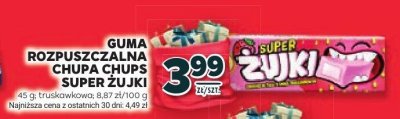 Guma rozpuszczalna Chupa Chups Super Zujki promocja w Stokrotka