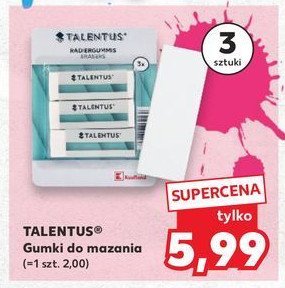 Gumki do mazania Talentus promocja