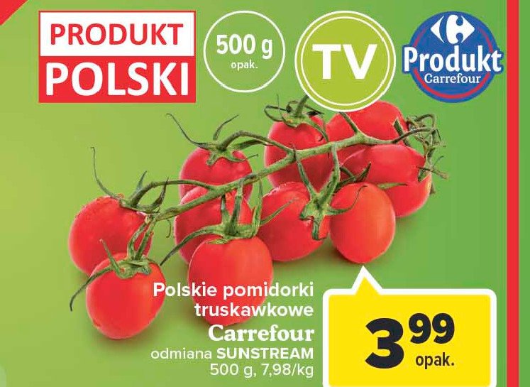 Pomidory podłużne Carrefour promocje