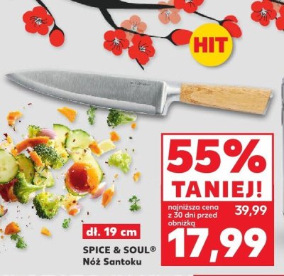 Nóż Santoku promocja w Kaufland