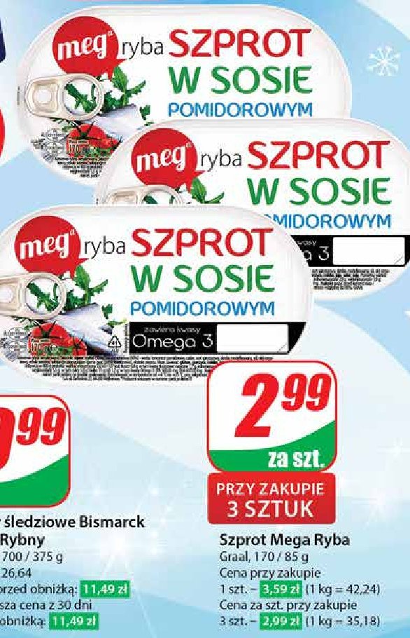 Szprot w sosie pomidorowym Mega ryba promocja