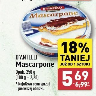 Ser mascarpone D'antelli promocja