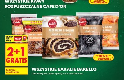 Bakalie Bakello rodzynki sułtańskie promocja w Biedronka