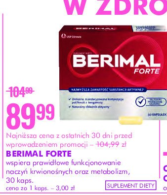Tabletki Berimal promocja