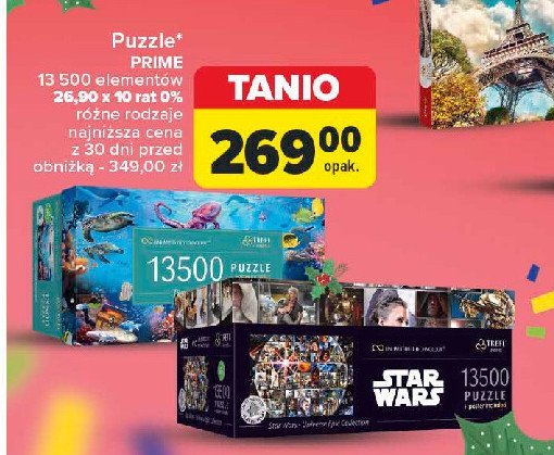 Puzzle podwodny raj 13500 el. Trefl promocja w Carrefour