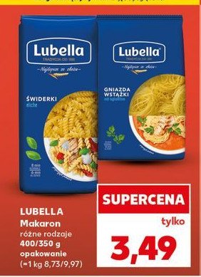 Makaron świderki Lubella makaron promocja w Kaufland