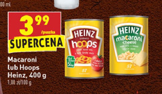 Macaroni cheese Heinz promocja