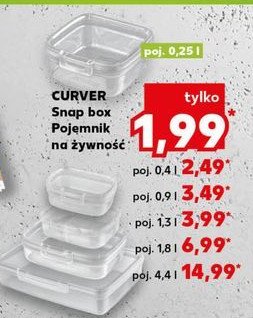 Pojemnik snap box 1.3 l Curver promocja w Kaufland