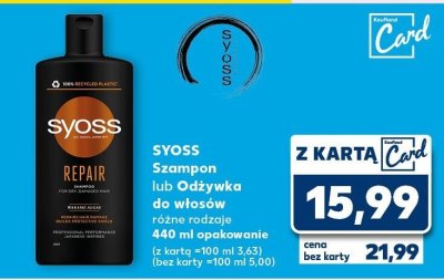 Odżywka do włosów różne rodzaje 440 ml  promocja w Kaufland