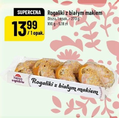 Rogaliki z białym makiem Odża, Topak, 270 g promocja w POLOmarket