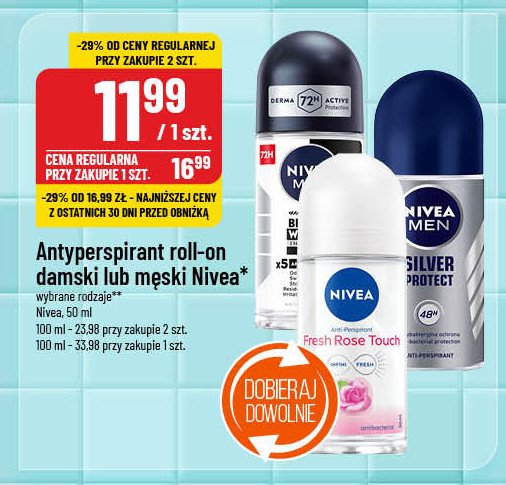 Dezodorant Nivea fresh rose touch promocja