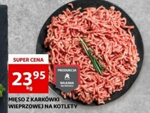 Mi臋so mielone z kark贸wki wieprzowej promocja