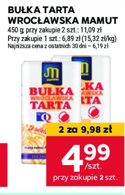 Bułka wrocławska tarta Mamut promocja