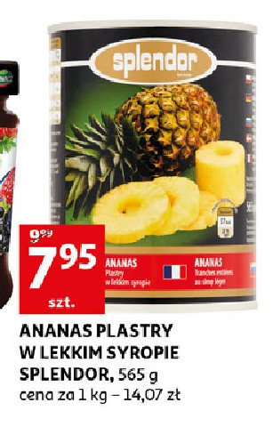 Ananas plastry Splendor promocja