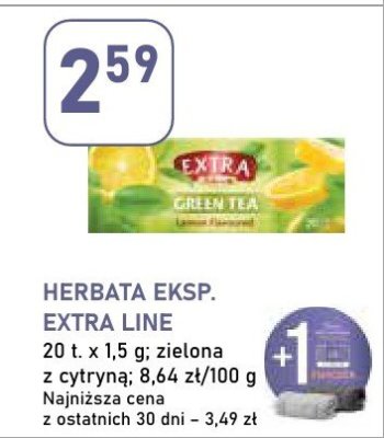 Herbata Eksp. Extra Line promocja w Stokrotka