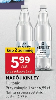Napój KINLEY promocja w Stokrotka