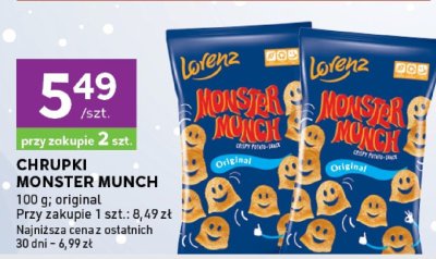 Ciastka Lorenz Monster Munch promocja w Stokrotka
