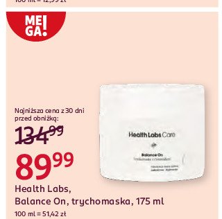 Trychomaska z ceramidami do skóry głowy Health labs care balance on promocja w Rossmann