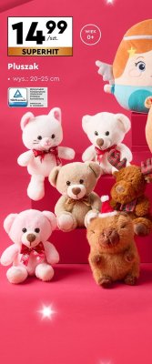 Pluszak 20-25 cm promocja w Biedronka