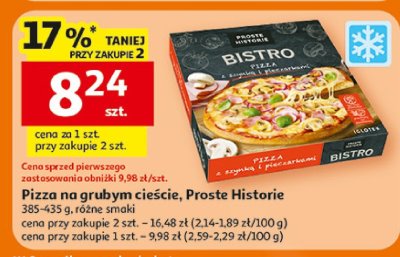Pizza na grubym cieście, Proste Historie promocja w Auchan