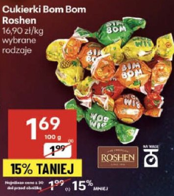 Cukierki promocja w Delikatesy Centrum