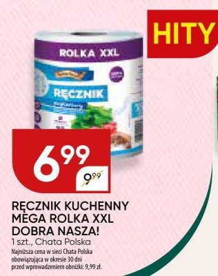 Ręcznik kuchenny mega rolka xxl dobra nasza! promocja w Chata Polska