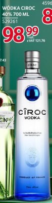 Wódka Ciroc 40% 700 ml promocja w Selgros
