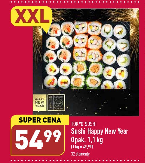 Sushi happy new year Tokyo sushi promocja