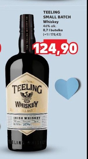 Whiskey TEELING WHISKEY promocja w Kaufland