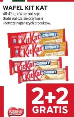 Wafel Kit Kat promocja w Stokrotka