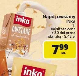 Napój owsiany Inka dobra w swej naturze promocja w Carrefour