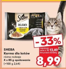 Karma dla kota drobiowa Sheba delicato promocja