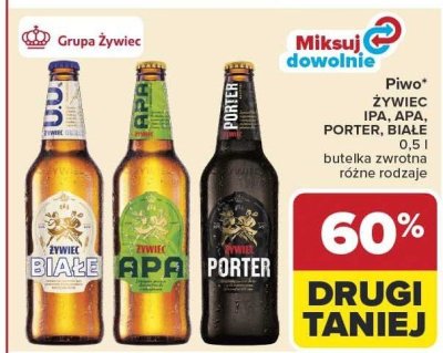 Piwo Żywiec IPA 0,5l butelka zwrotna promocja w Carrefour Market