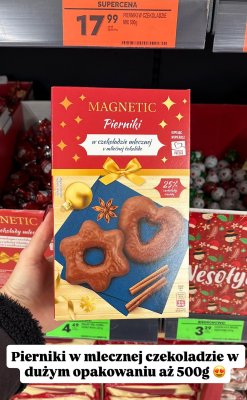 Pierniki w czekoladzie mlecznej  promocja w Biedronka