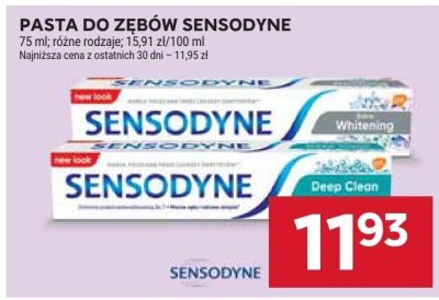 Pasta do zębów Sensodyne promocja w Stokrotka
