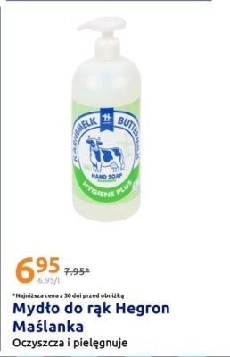 Mydło do rąk Hegron Maślanka promocja w Action