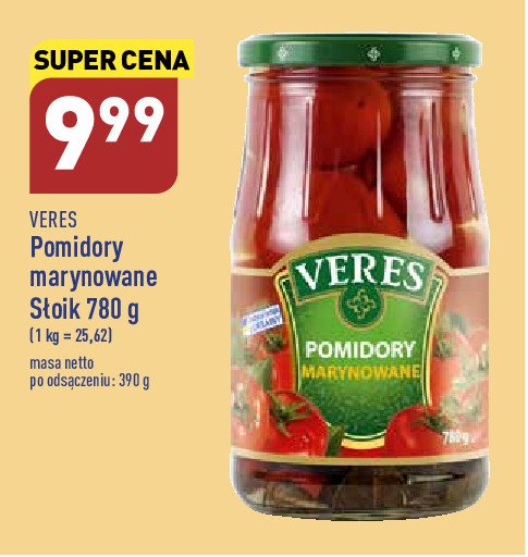 Pomidory marynowane Veres promocja