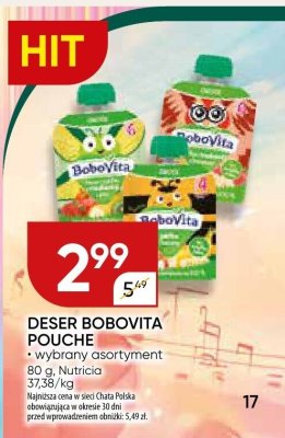 Deser BoboVita Pouche promocja w Chata Polska