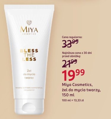 Żel do mycia twarzy Miya Cosmetics, 150 ml promocja w Rossmann