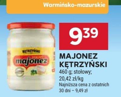 Majonez Kętrzyński promocja w Stokrotka