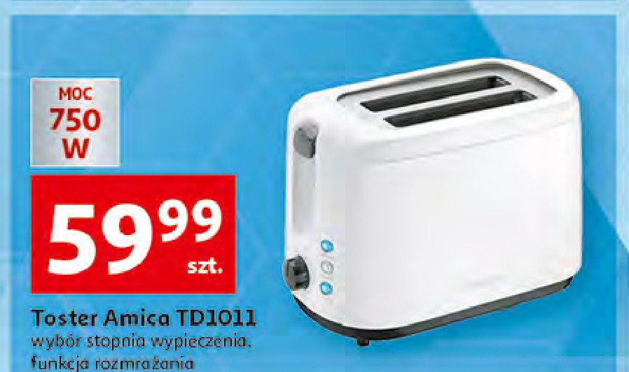 Toster td1011 Amica promocja