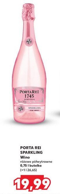 Wino Porta rei 1745 sparkling promocja w Kaufland