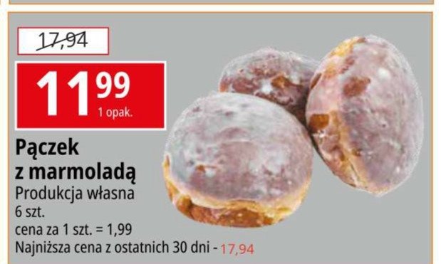 Pączki z marmoladą promocja