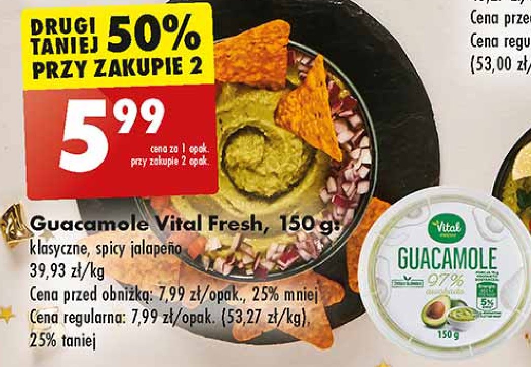 Guacamole Vital fresh promocja w Biedronka