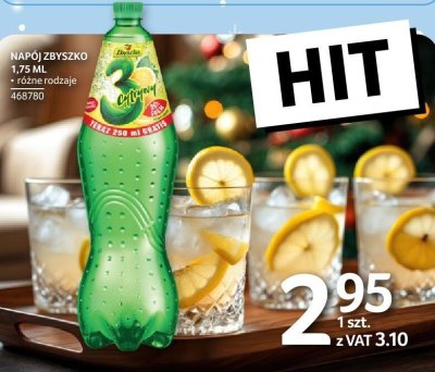 Napój Zbyszko 1,75 ml promocja w Selgros